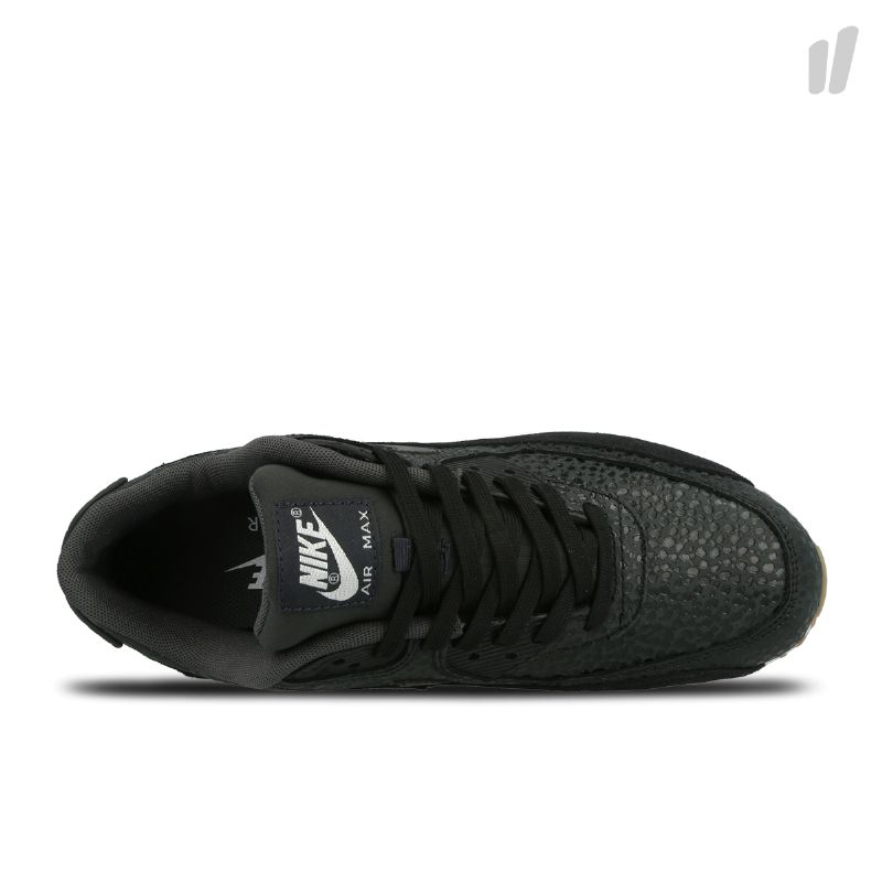 Nike Air Max 90 Premium Női Alkalmi Fekete / Fekete-fekete-fehér