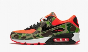 Nike Air Max 90 Reverse Duck Camo Férfi / Női Alkalmi Infravörös / Fekete