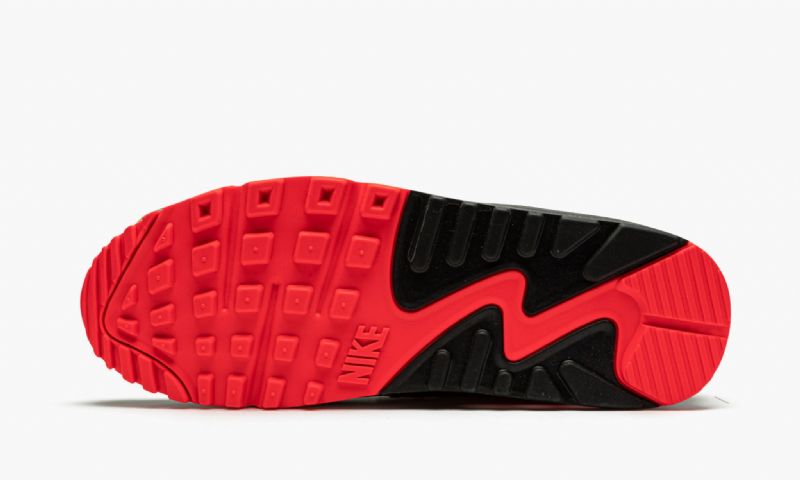 Nike Air Max 90 Reverse Duck Camo Férfi / Női Alkalmi Infravörös / Fekete