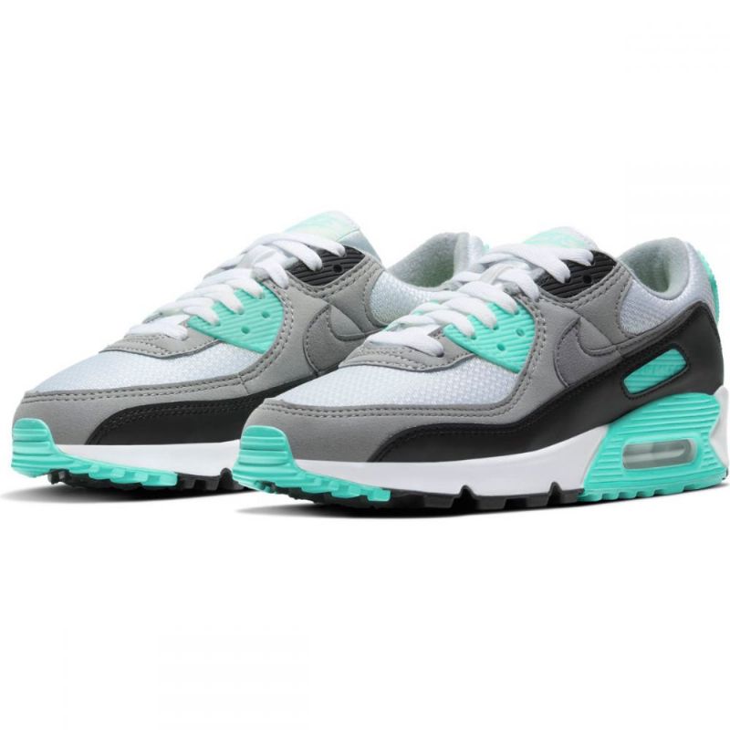 Nike Air Max 90 Türkiz Női Alkalmi Fehér / Szürke /