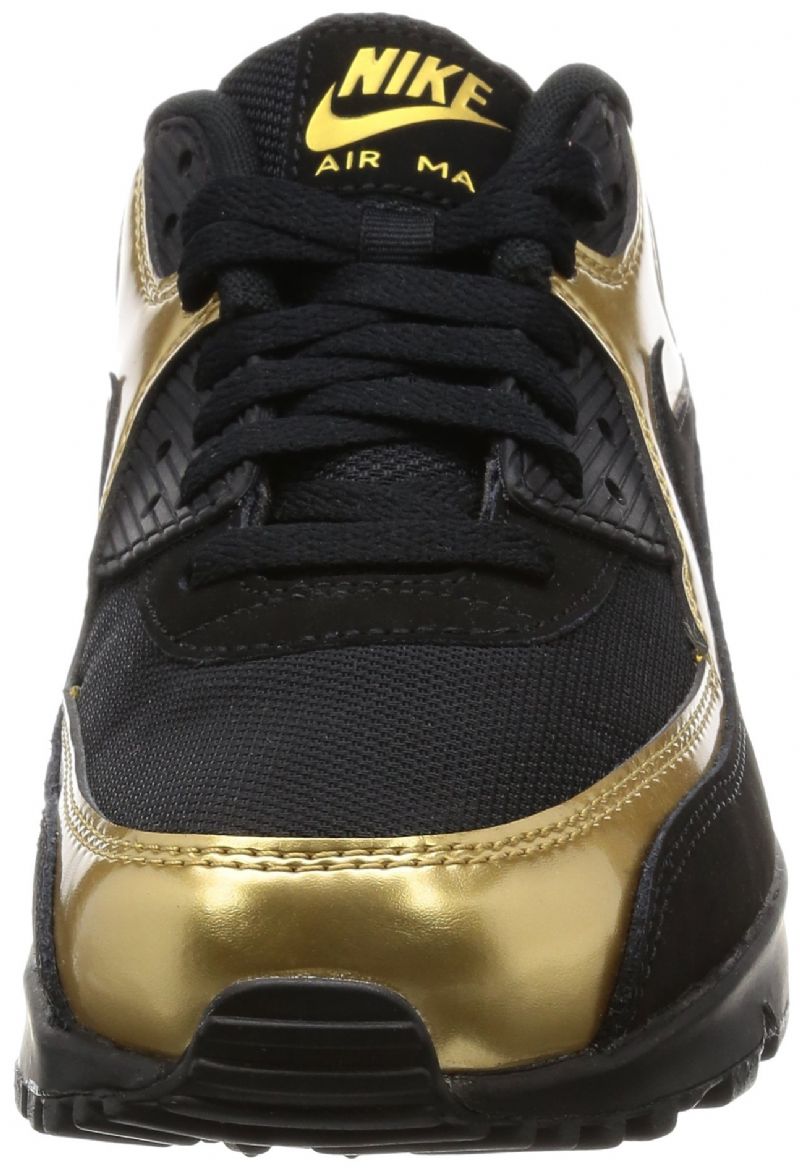 Nike Air Max 90 Ultra Essential Férfi Alkalmi Fekete / Fekete-metál Arany