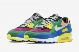Nike Air Max 90 Viotech 2.0 Férfi / Női Alkalmi Lucid Zöld / Barely Szürke-game Royal