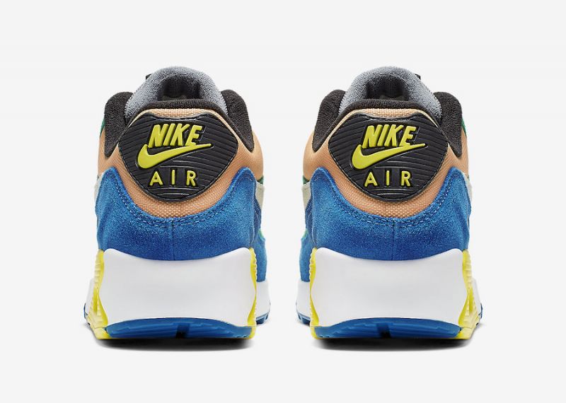 Nike Air Max 90 Viotech 2.0 Férfi / Női Alkalmi Lucid Zöld / Barely Szürke-game Royal