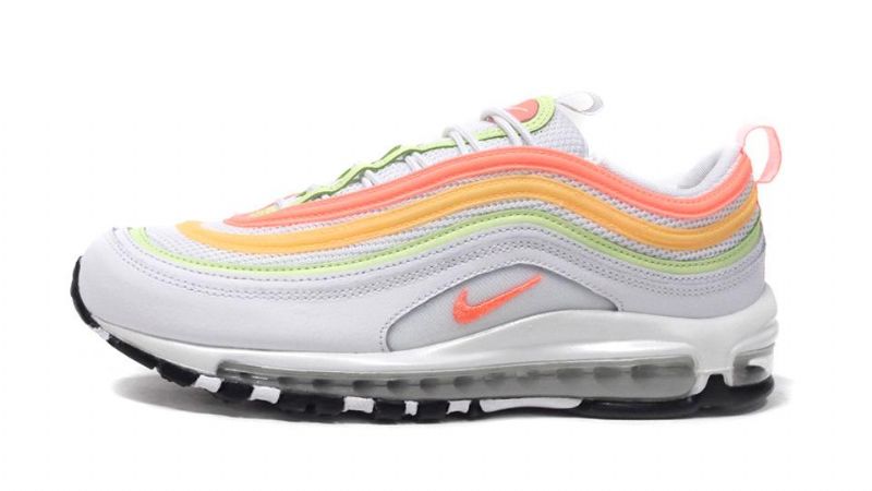 Nike Air Max 97 Essential Női Futó Fehér / Atomos Rózsaszín-dinnye Árnyalat-alig Volt-fekete