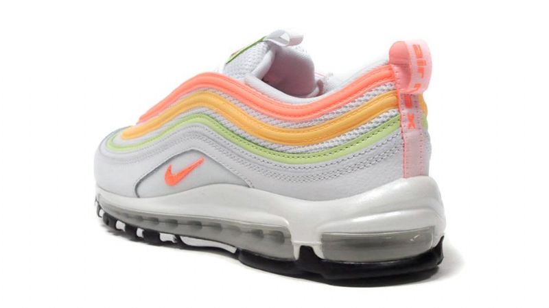 Nike Air Max 97 Essential Női Futó Fehér / Atomos Rózsaszín-dinnye Árnyalat-alig Volt-fekete