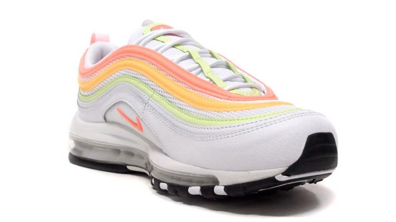 Nike Air Max 97 Essential Női Futó Fehér / Atomos Rózsaszín-dinnye Árnyalat-alig Volt-fekete
