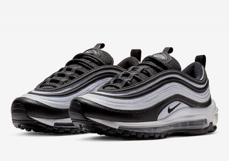 Nike Air Max 97 Fekete-fehér Férfi/női Futó