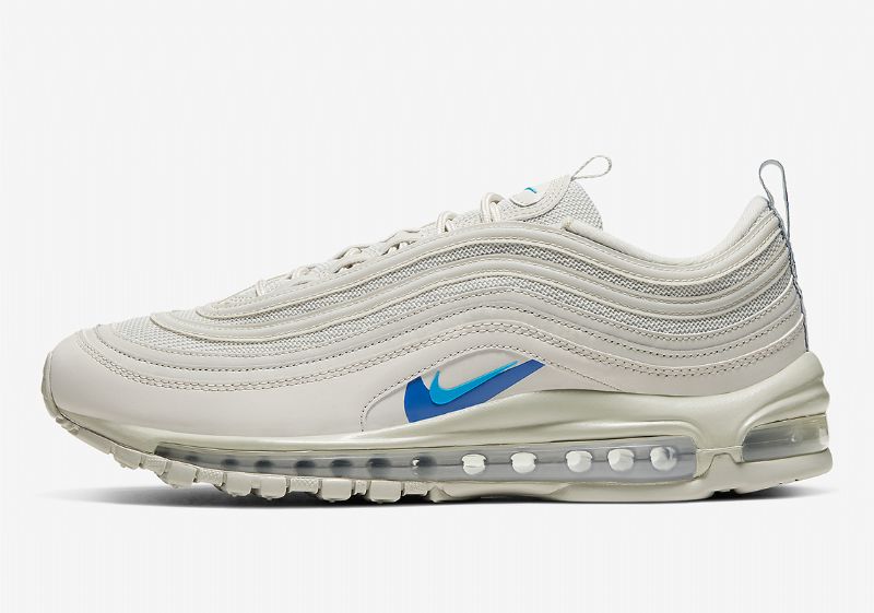 Nike Air Max 97 Férfi Futó Fehér / Szürke-kék-vitorla