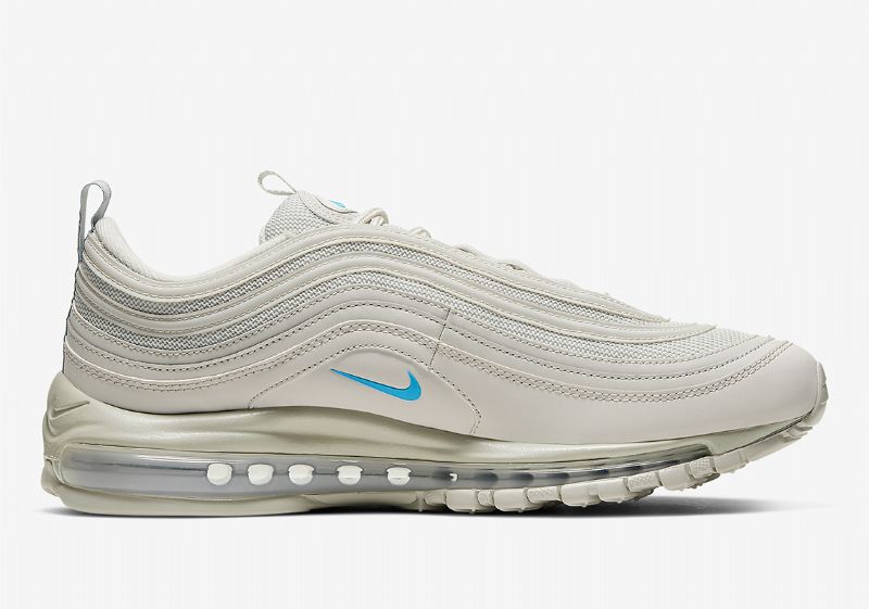 Nike Air Max 97 Férfi Futó Fehér / Szürke-kék-vitorla