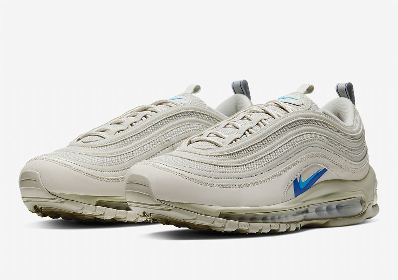 Nike Air Max 97 Férfi Futó Fehér / Szürke-kék-vitorla