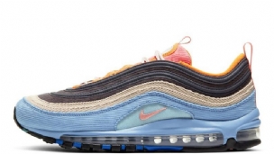 Nike Air Max 97 Férfi / Női Futás Világoskék / Rózsaszín / Barna-homok