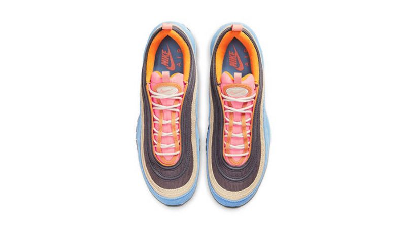 Nike Air Max 97 Férfi / Női Futás Világoskék / Rózsaszín / Barna-homok