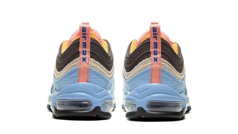 Nike Air Max 97 Férfi / Női Futás Világoskék / Rózsaszín / Barna-homok