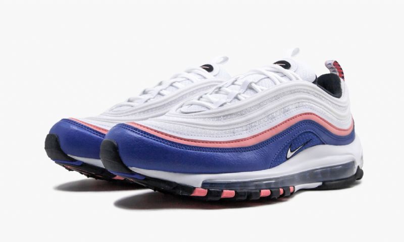 Nike Air Max 97 Férfi / Női Futó Fehér / Fehér-game Royal