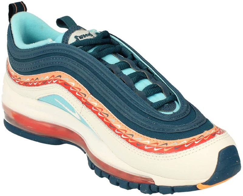 Nike Air Max 97 Férfi / Női Futó Fehér / Kék / Narancs