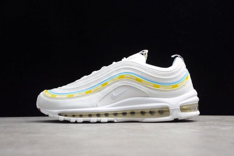 Nike Air Max 97 Férfi / Női Futó Fehér / Kék / Sárga