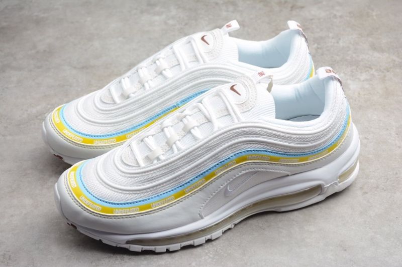 Nike Air Max 97 Férfi / Női Futó Fehér / Kék / Sárga