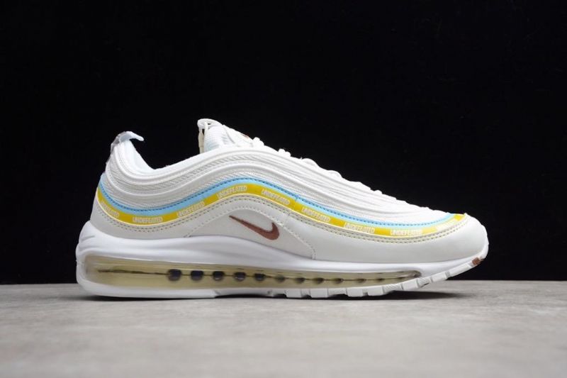 Nike Air Max 97 Férfi / Női Futó Fehér / Kék / Sárga