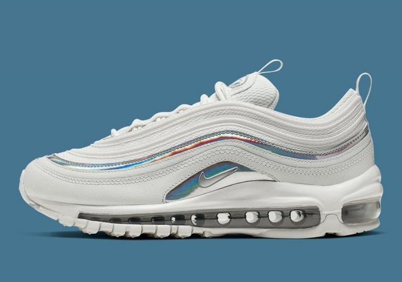 Nike Air Max 97 Férfi/női Futó Fehér Metál Ezüst