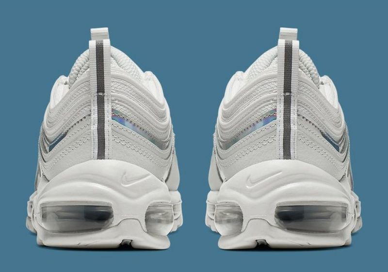 Nike Air Max 97 Férfi/női Futó Fehér Metál Ezüst