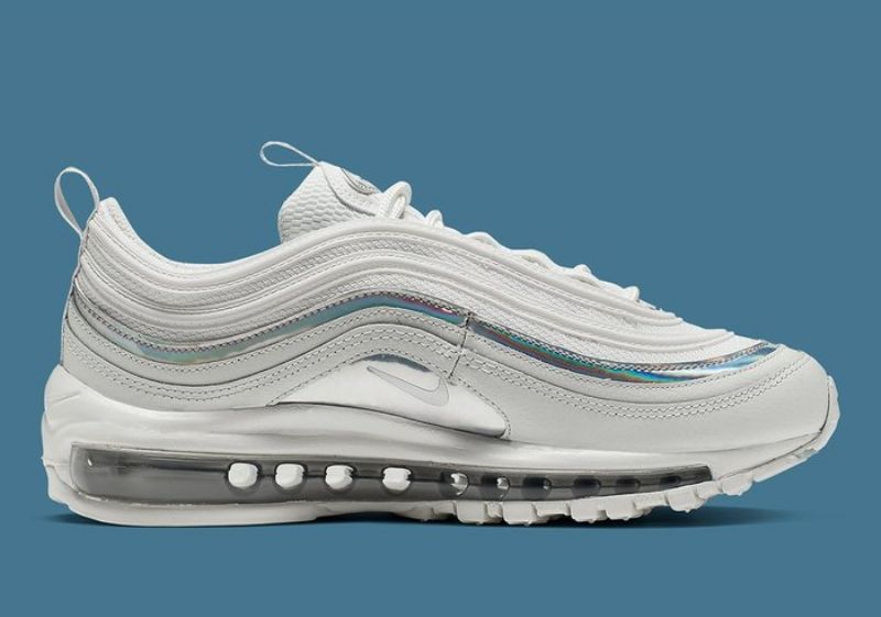 Nike Air Max 97 Férfi/női Futó Fehér Metál Ezüst
