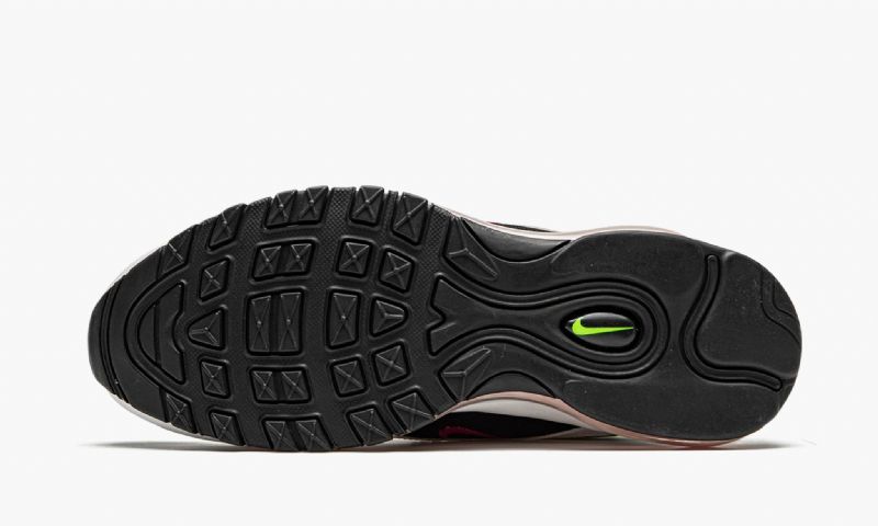 Nike Air Max 97 Férfi / Női Futó Fehér / Rush Rózsaszín-fekete-volt