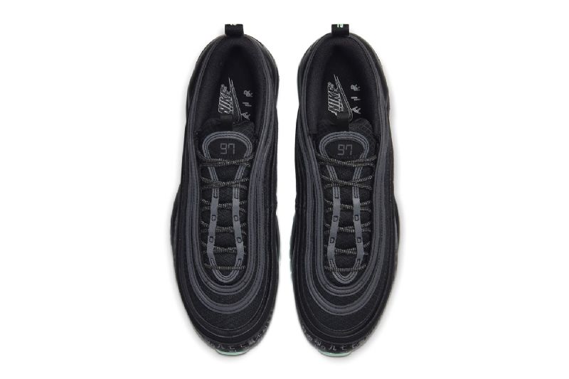 Nike Air Max 97 Férfi / Női Futó Fekete / Zöld Glow /