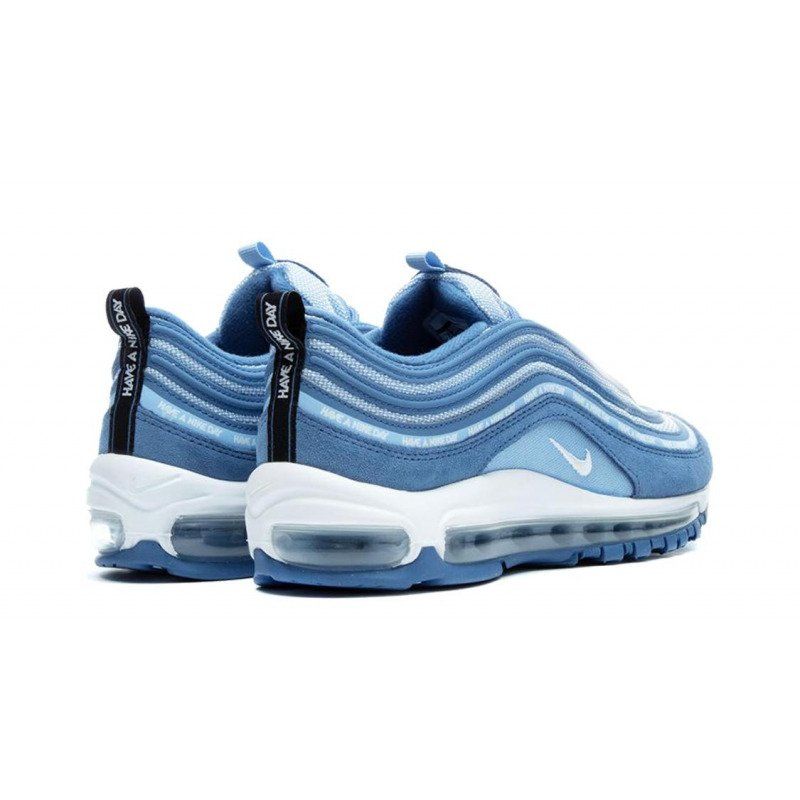 Nike Air Max 97 Férfi / Női Futó Indigo Storm / Fehér-alumínium-fekete