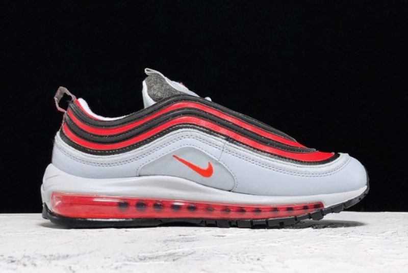 Nike Air Max 97 Férfi / Női Futó Szürke / Fekete / Piros Udvar
