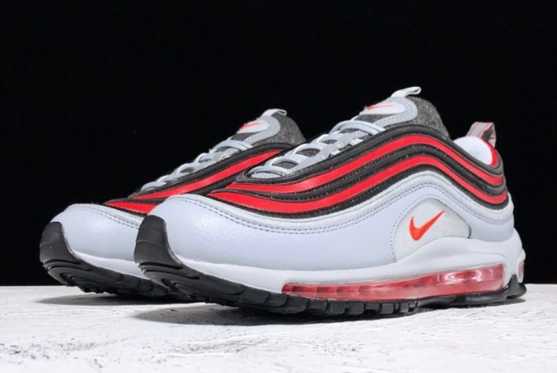 Nike Air Max 97 Férfi / Női Futó Szürke / Fekete / Piros Udvar