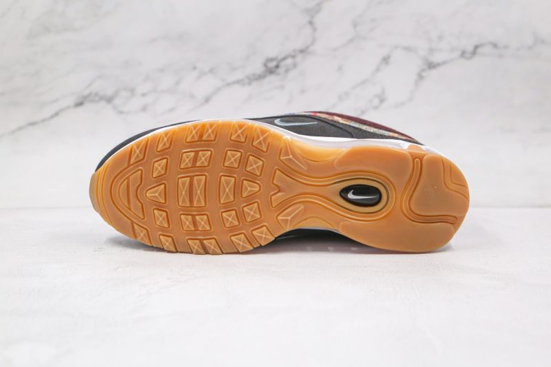 Nike Air Max 97 Férfi/női Futóbor Vörös Fekete Oliva