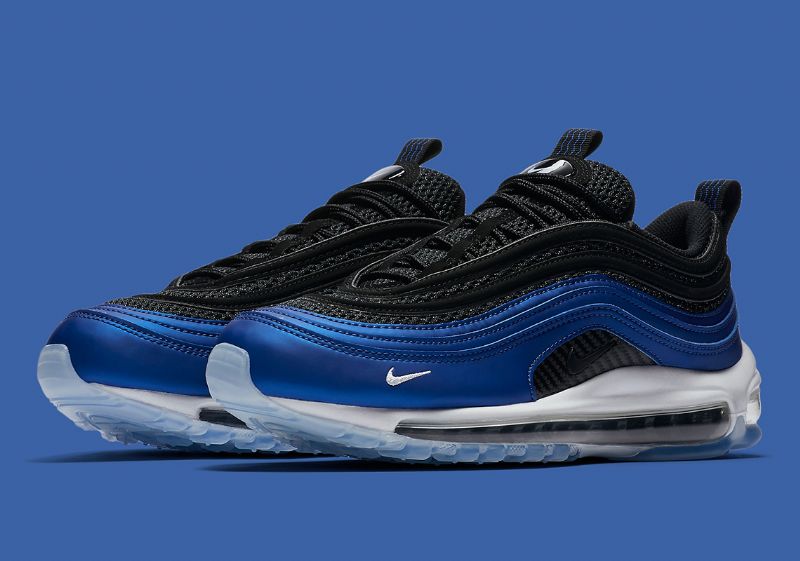Nike Air Max 97 Férfi / Női Futójáték Királyi / Fehér-fekete