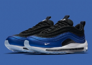 Nike Air Max 97 Férfi / Női Futójáték Királyi / Fehér-fekete