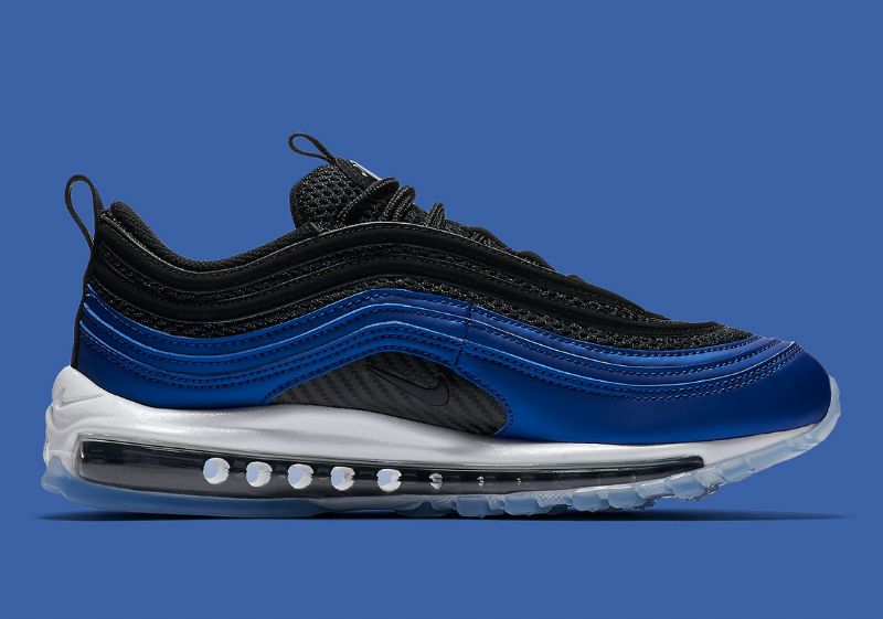 Nike Air Max 97 Férfi / Női Futójáték Királyi / Fehér-fekete