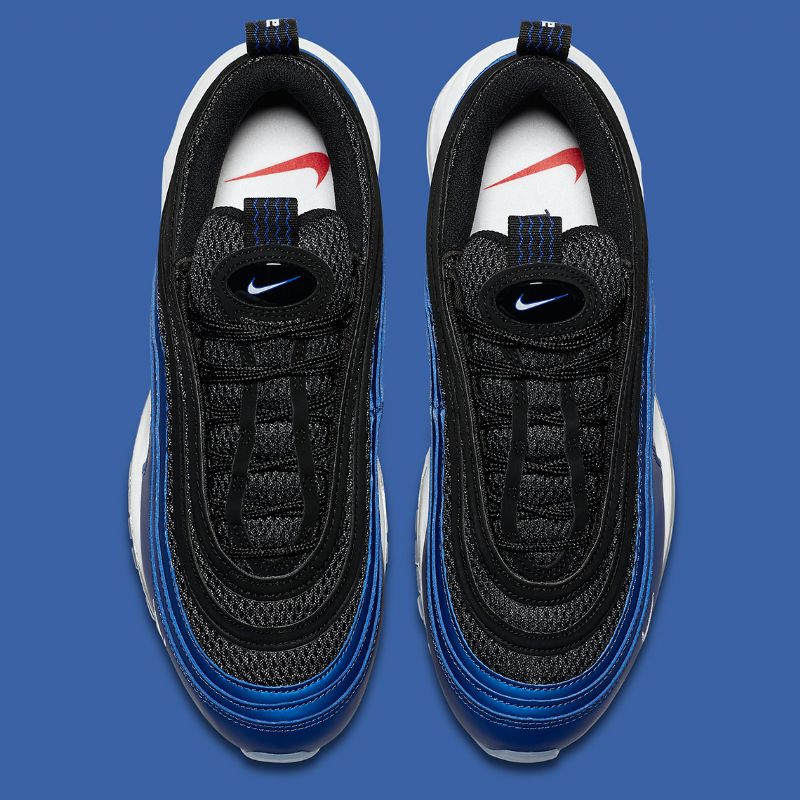 Nike Air Max 97 Férfi / Női Futójáték Királyi / Fehér-fekete