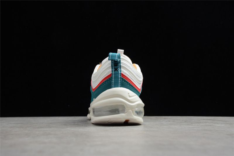 Nike Air Max 97 Férfi / Női Futókrém Fehér / Zöld-fire Piros