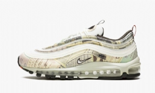 Nike Air Max 97 Férfi / Női Futóvitorla / Fekete / Csapat Narancs / Fehér
