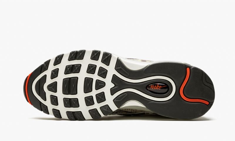 Nike Air Max 97 Férfi / Női Futóvitorla / Fekete / Csapat Narancs / Fehér
