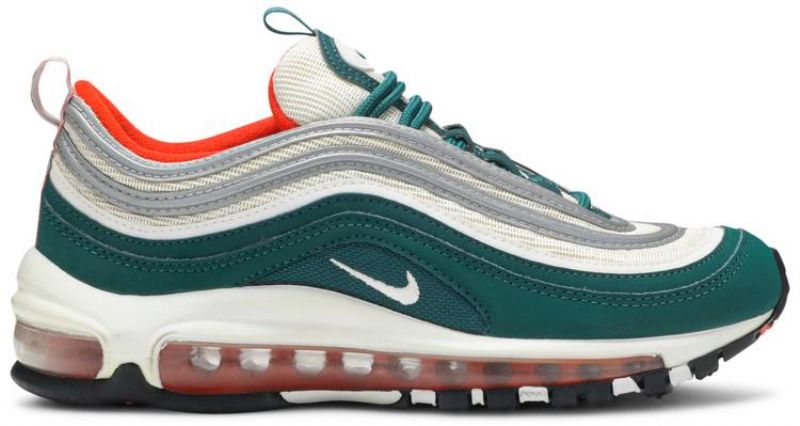 Nike Air Max 97 Férfi Run Rainforest / Fehér-team Narancs-fekete