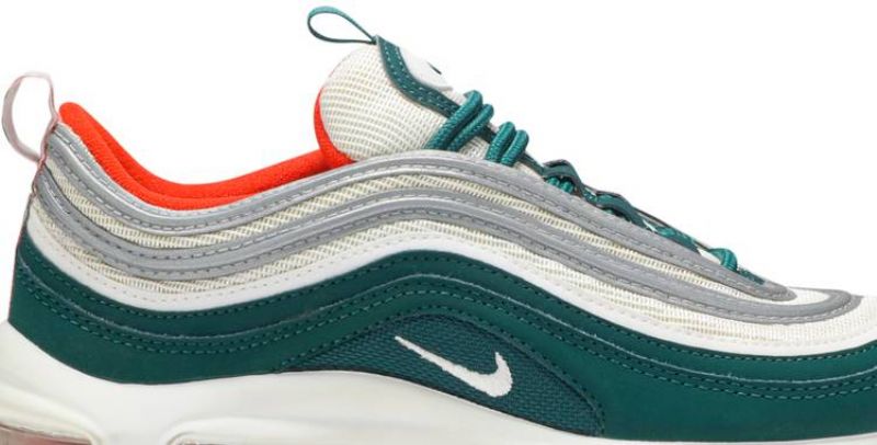 Nike Air Max 97 Férfi Run Rainforest / Fehér-team Narancs-fekete