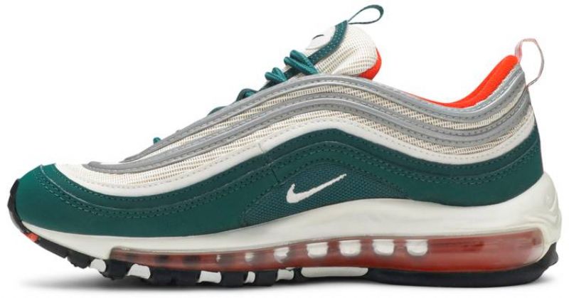 Nike Air Max 97 Férfi Run Rainforest / Fehér-team Narancs-fekete