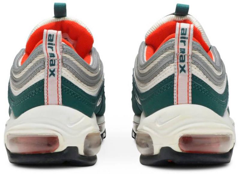 Nike Air Max 97 Férfi Run Rainforest / Fehér-team Narancs-fekete
