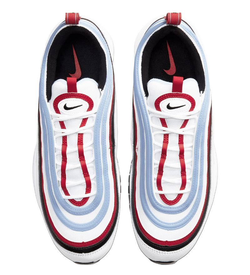 Nike Air Max 97 Férfi Running Fehér / Egyetem Vörös / Psychic Kék