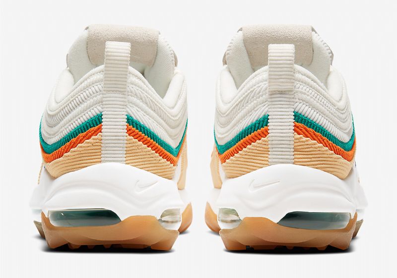 Nike Air Max 97 Golf Férfi / Női Futó Sky Gold / Narancs / Zöld