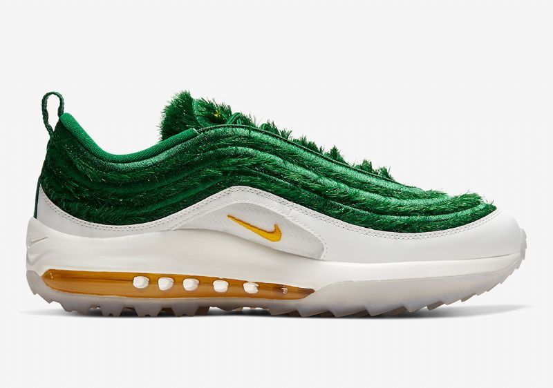 Nike Air Max 97 Golf Férfi / Női Running Summit Fehér / Fű / Metallic Ezüst / Speed Sárga