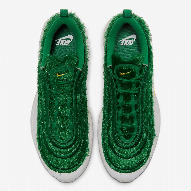 Nike Air Max 97 Golf Férfi / Női Running Summit Fehér / Fű / Metallic Ezüst / Speed Sárga