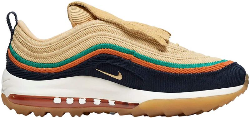 Nike Air Max 97 Golf Nrg Marathon Férfi / Női Futó Obszidián / Égi Arany-tengeri Csillag-neptunuszszürke