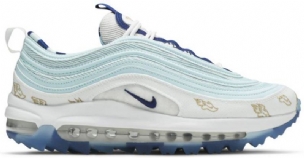 Nike Air Max 97 Golf Wing It Férfi / Női Futó Fehér / Jégkék / Druice / Arany