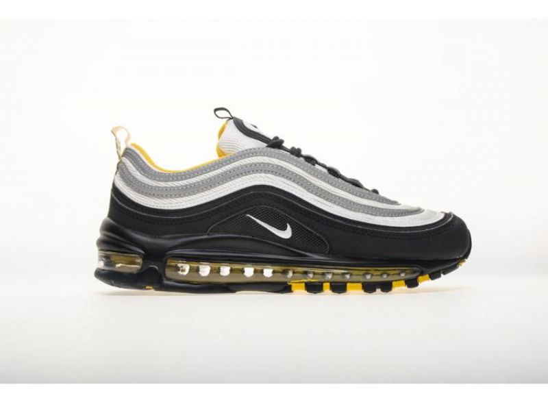 Nike Air Max 97 Gs Fekete Férfi Futó / Fehér-sárga