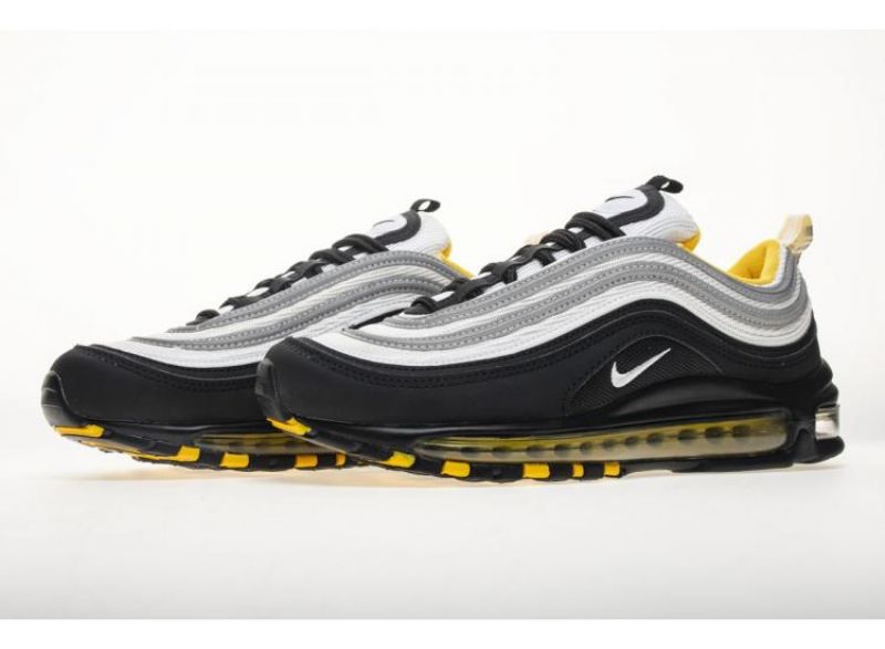 Nike Air Max 97 Gs Fekete Férfi Futó / Fehér-sárga